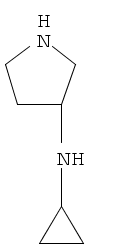 Cyclopropyl-pyrrolidin-3-yl-amine